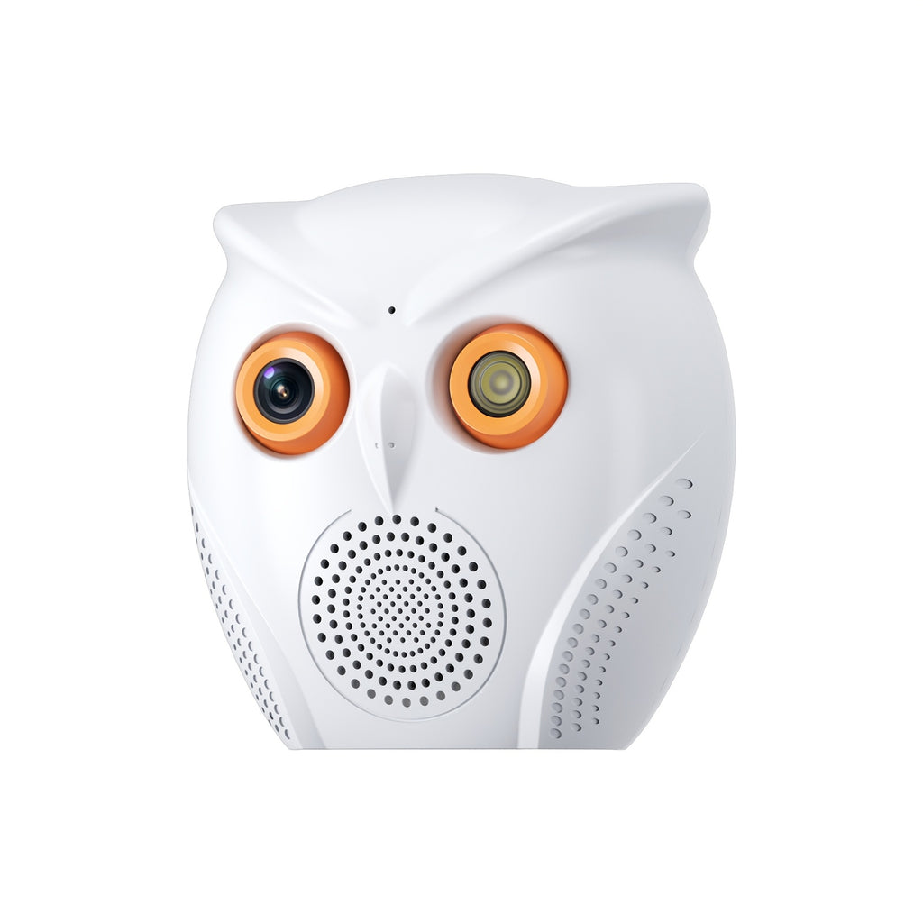 1080P WiFi Home Security Camera, 120° Wide Angle, Two-Way Audio Indoor Mini Surveillance Camera with Speaker, Video Function, APP-Controlled WiFi Home Monitoring, Motion Detection Alerts, Owl Themed Design, WiFi Connection.