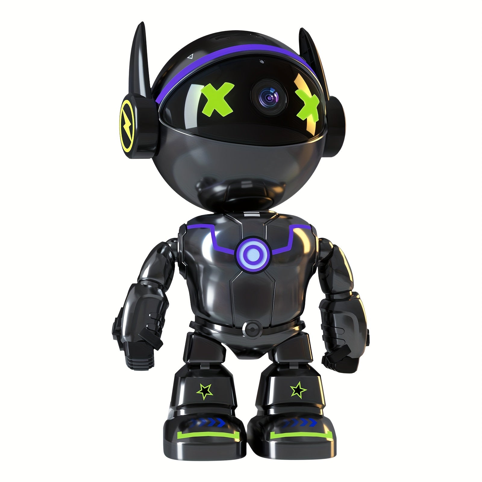 4MP QHD Pets & Baby Camera Monitor, Indoor Security Camera 5G&2.4GHz WiFi Robot Camera, 360° Panoramic Night Vision, 2-Way Audio, Motion Detection Alerts, Pet Camera Indoor With Phone App, Alexa Compatible, Dog Cat Camera, Without Battery