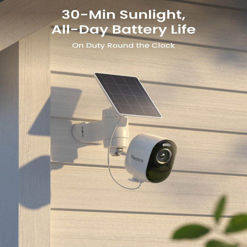 REOLINK Home Hub mini with 4X Argus 3 ProSolar Panel, Solar Security Cameras Wireless Outdoor, 2.4 5 GHz WiFi, Solar Battery Powered, Smart Detection, Motion Recording, No Monthly Fee